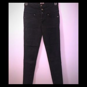 High waisted skinny jeans